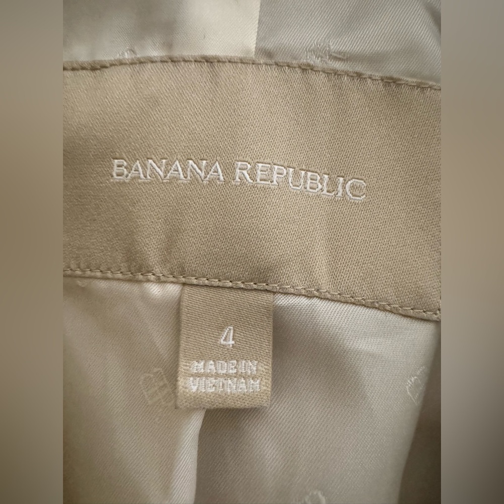 Banana Republic Butter Yellow Chartreuse Contrast Blazer Size 4 - Picture 7 of 11